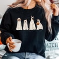 thumbnail image 2 of Sudadera con capucha de Halloween para mujer, ropa de calle con cuello redondo, Jersey informal, Retro, fantasma, temporada escalofriante, 2 of 3