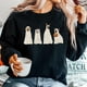 thumbnail image 2 of Sudadera con capucha de Halloween para mujer, ropa de calle con cuello redondo, Jersey informal, Retro, fantasma, temporada escalofriante, 2 of 4