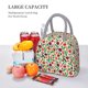 thumbnail image 5 of Balery Vegetables Bolsa de Almuerzo para Mujeres, Caja de Almuerzo, Bolsa de Almuerzo Pequeña Impermeable, Tote de Almuerzo Reutilizable con Gran Capacidad, 5 of 6