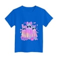 thumbnail image 5 of Wonitaaizi Girls Kids Halloween Tshirt Tshirts Ghost Clothes Short Sleeve Tee (3-4 Years,Dark Blue), 5 of 5