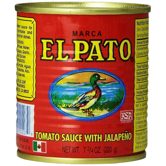 El Pato Tomato Sauce with Jalapeno (Pack of 6)