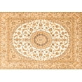thumbnail image 1 of Ahgly Company Indoor Rectangle Medallion Orange Traditional Area Rugs, 8' x 10', 1 of 1