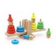 thumbnail image 1 of Viga de equilibrio de payaso de madera juguetes educativos multifuncionales apilables seguros para niños pequeños y preescolares L, 1 of 5
