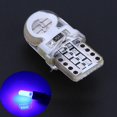 thumbnail image 3 of 10 Uds 12V T10 W5W lámpara LED COB carcasa de silicona luces laterales de giro del coche (azul) Ndcxsfigh Accesorios para autos y motos, 3 of 9