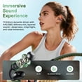 thumbnail image 4 of Open Ear Earbuds, Wireless Earbuds, Bluetooth 6.0 Headphones with ENC Clear Call, 60H Playtime, Lightweight Comfort, Clip On Earbuds for Workout/Running, 4 of 9