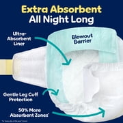 Pampers Swaddlers Overnight Zzz Baby Diapers Size 5, 84 Count (Select for More Options)