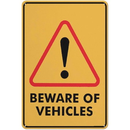 Caution No Parking Outdoor Metal Sign - 12 X 8 Metal Signs For Business, Workplace, Office, Home, Delivery Signs, Road Signs, Garden Signs