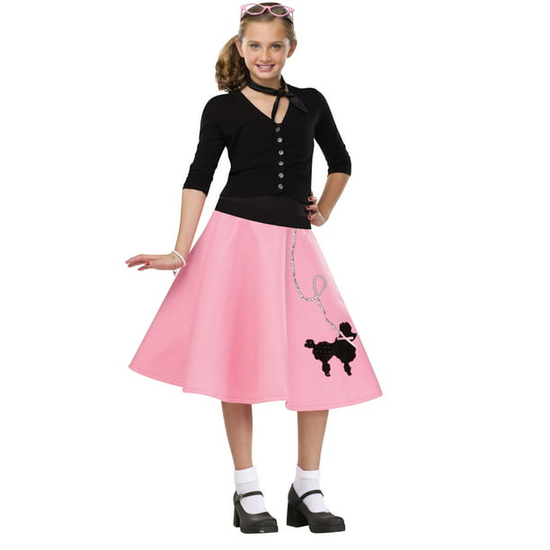 Poodle Skirt Costume for Children - Walmart.com