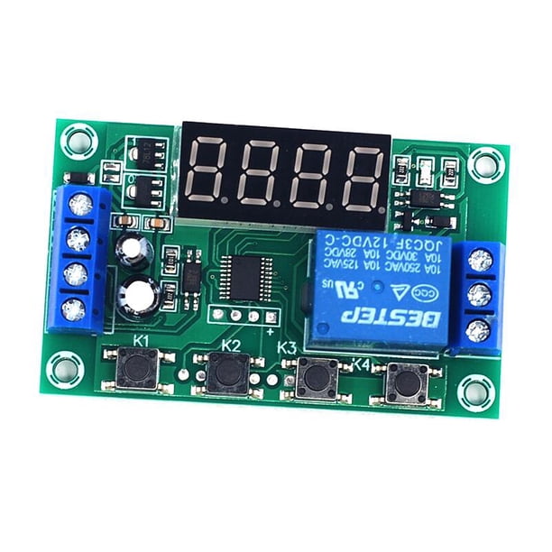 Módulo De Relé De Retardo Módulo de relé de retardo LED Módulo de relé ajustable de 5 V/12 V/24 V para tira de luz de motor