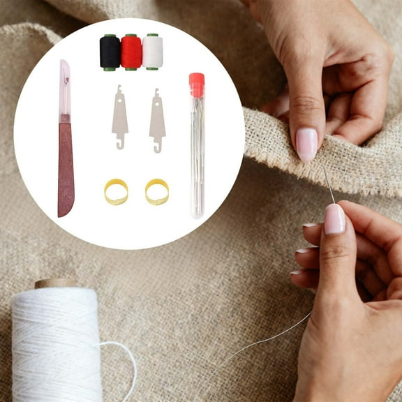 Big Eye Steel Sewing Needles Kit 34pcs 5 Size Hand Sewing Needles Set with Case Sharp Rust-Proof Steel Embroidery Needles for Embroidery Cross Stitch, Yarn, Tapestry & Fabric Mending