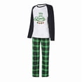 thumbnail image 6 of iHapHap Matching Family Christmas Pajamas, We Are Family 2026 Long Sleeve Green Plaid Pants, 6 of 6