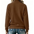 thumbnail image 6 of Otntypg Womens Half Zip Oversized Sweatshirts Lightweight Cozy Hoodless Top 2026 Trendy Long Sleeve Pullover Tops Y2k Fall Outfits with Pockets, 6 of 7