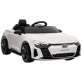 thumbnail image 1 of Aosom 12V 3.1 MPH Kids Ride on Car w/ Remote Control, Suspension, White, 1 of 9