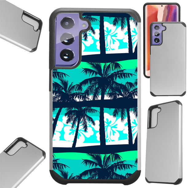 Compatible With Samsung Galaxy S21 5g Hybrid Fusion Guard Phone Case Cover Palm Tree Walmart Com Walmart Com