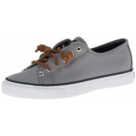 Sperry Top-Sider Women's Seacoast Charcoal Burnished Canvas 6.5 M B
