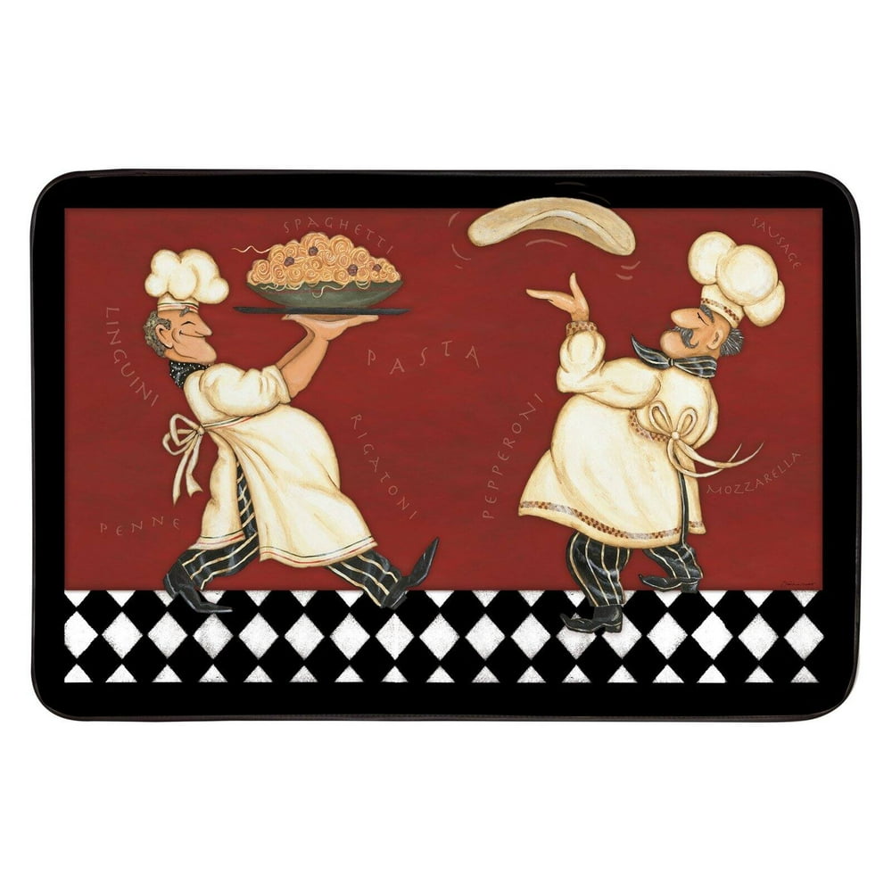 Whisk Designer Chef DC23 Italian Chef Kitchen Mat