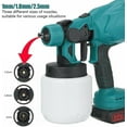 thumbnail image 2 of For Makita 18V Cordless Paint Spray System Electric Paint Spray Gun Spray Gun, 2 of 5