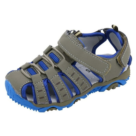 

QWERTYU Kids Girl s Boy Soft Sole Beach First Walkers Shoes Toddler Baby Summer Closed Toe Sandals 12M-12Y 29