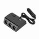 thumbnail image 1 of Divisor de enchufe para encendedor de cigarrillos de automóvil de 3 vías, cargador USB dual, adaptador de corriente, 1 of 15