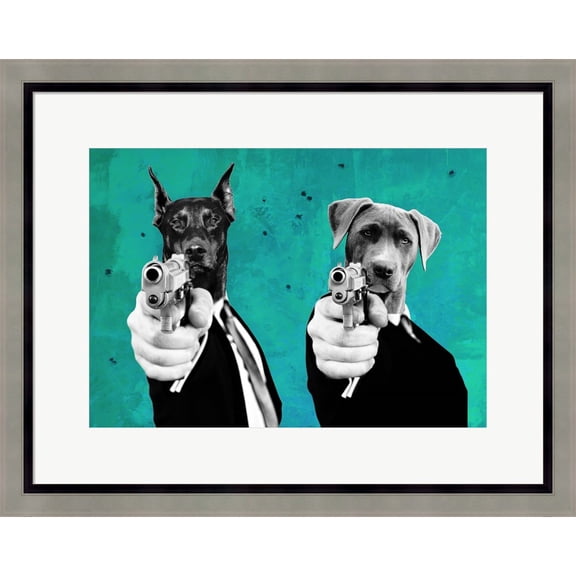 Great Art Now Reservoir Dogs (Pop Version) by VizLab, Framed Wall Art, 24W x 19H