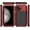 Red, variant on for iPhone 11 Pro Max Case,Full Body Protective Cover Heavy Duty Shockproof [Tough Armour] Aluminum Alloy Metal Case with Silicone Built-in Screen Protector for iPhone 11 Pro Max - red
