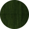 thumbnail image 1 of Ahgly Company Indoor Round Abstract Green Modern Area Rugs, 7' Round, 1 of 4