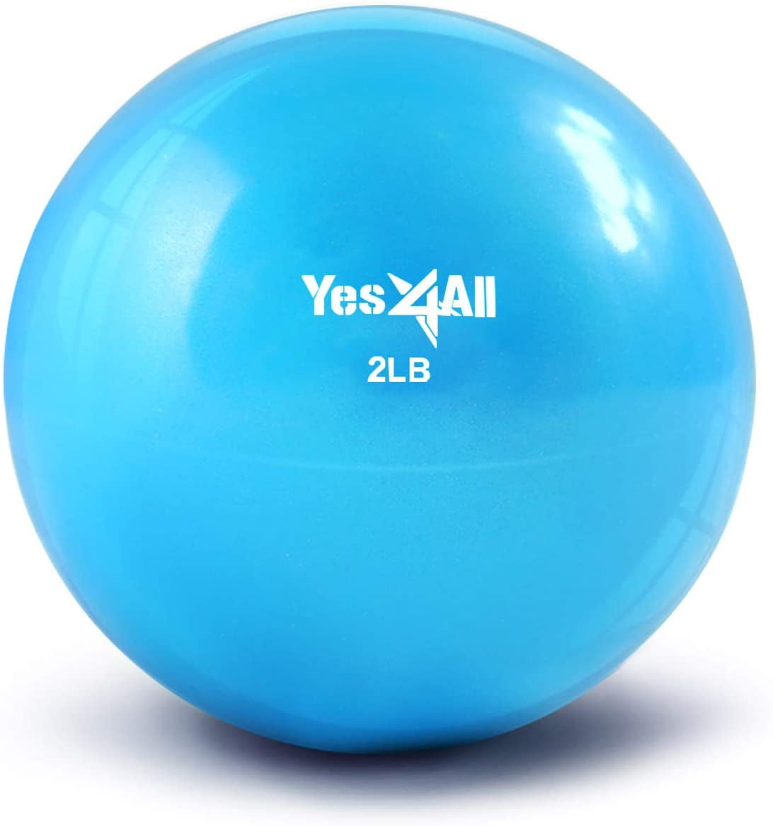 SPRI 2lb Toning Core Fitness Exercise Weight Ball Soft Grip Muscle Sculpting for sale online 