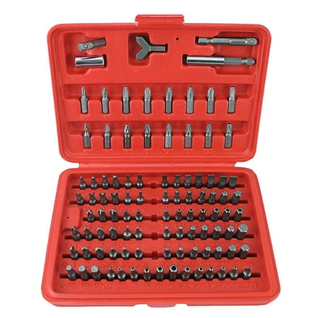 

Yiteos Clearance Screwdriver 100Pcs/Set Case W/ Head Hex Torx Set Steel Bits Screwdriver Tools & Home Improvement Screw Tightening Clearance Sale