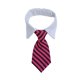 thumbnail image 1 of Piezas ajustable mascota pajarita cuadros negro rojo mascota formal esmoquin traje corbata collar cachorro, 1 of 5