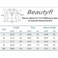 thumbnail image 3 of ORUYROP Women's Solid Color Casual Long Sleeve Lapel Button Blazer Jacket, 3 of 3