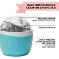 thumbnail image 3 of Nostalgia 1-Quart Electric Ice Cream Maker, 3 of 5