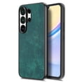 thumbnail image 1 of Case For Samsung Galaxy S26 Ultra/S26 Plus/S26, Frosted Cover With Anti-Fall PU Leather Screen Protector Shell, 1 of 6