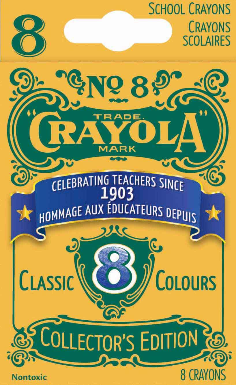 8CT VINTAGE CRAYONS