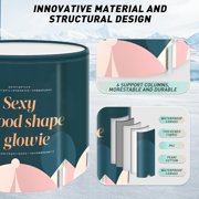 Portable Foldable Bathtub for Adults - Collapsible Travel Tub for Camping, Home & Spa - Space Saving, Durable PVC (Geometry)