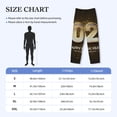 thumbnail image 4 of Sigee Happy New Year 2025 E print Men's Pajama Pants Lounge Sleep Bottoms with Elastic Waistband and Pockets-X-Large, 4 of 6