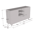 thumbnail image 5 of Pafos 2D1S 59" Sideboard, 5 of 5
