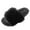 Black, variant on Bonnibel Fun-1 Women's Fluffy Non-Slip Cute Plush Slip-On Slippers Faux Fur Flats BLACK 6