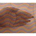 thumbnail image 4 of oneOone Tissu en Viscose Chiffon Imprimé Serpentine Rayé BTY 42 Pouces de Large, 4 of 4