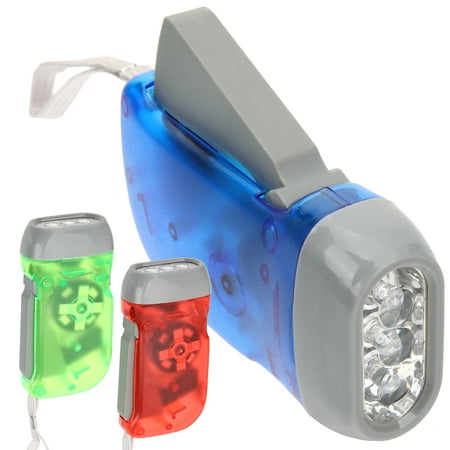 3 Pcs Generator Lantern Crank Flashlights Hand Light Small Flashlight Hand Crank Flashlight