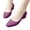 Purple, variant on Dress Shoes for Women Ladies Classic Square Toe Low Heels Office Work Slip on Pump Shoes