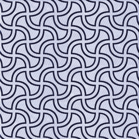 Ahgly Company Indoor Square Patterned Lavender Blue Area Rugs, 4' Square
