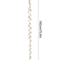 thumbnail image 3 of Christmas Rattan with Glitter Gold Powder Leaves, Champagne White Christmas Tree Decor Holiday Ambiance Ornaments, 71 Inch, 3 of 6
