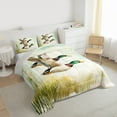 thumbnail image 3 of Manfei Country Mallard Queen Comforter Set,Rustic Farmhouse Cabin Bedding Sets,Flying Animal Bedding Comforter Set For Adults,Microfiber Bedroom Decor Reversible,3-Piece, 3 of 8