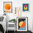 thumbnail image 3 of Carteles geométricos abstractos Bauhaus modernos de mediados de siglo, pinturas en lienzo, imágenes artísticas de pared, impresiones para sala de estar, decoración del hogar, 3 of 4