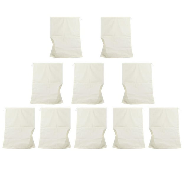 10 Piezas Bolsitas De Vacías Reutilizables Perfecl Bolsa De Hierbas Sueltas Con Especias 2 Tamaños Disponibles 13x16cm