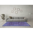 thumbnail image 3 of Ahgly Company Indoor Rectangle Persian Blue Traditional Area Rugs, 8' x 10', 3 of 4