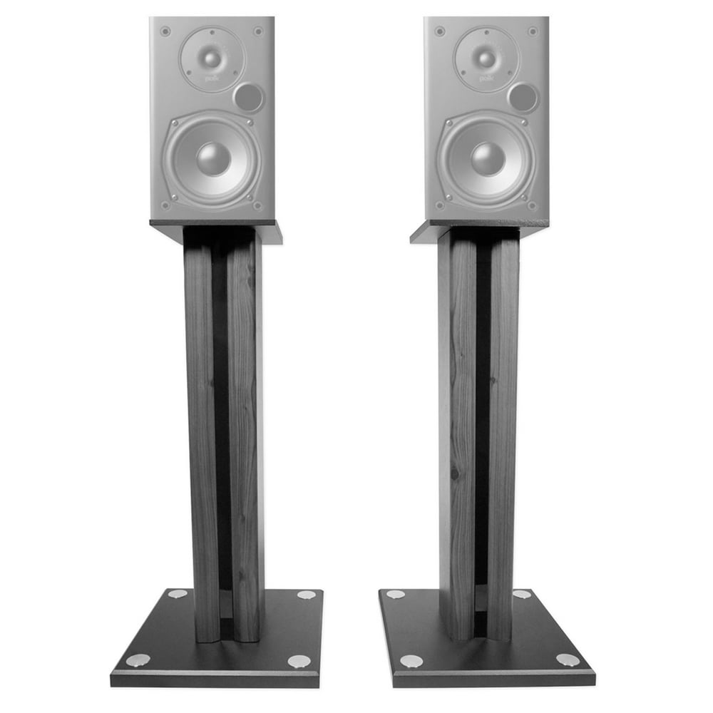 Pair 26" Bookshelf Speaker Stands For Polk Audio T15 Bookshelf Speakers
