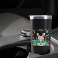 thumbnail image 5 of 20oz Powder Coated Easter Tumbler with Telescopic Straw, Insulated Travel Mug, [Easter Theme] Print, 5 of 6