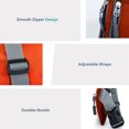 thumbnail image 4 of Riñonera pequeña, riñonera ligera y duradera, riñonera tipo mensajero impermeable, monedero, naranja, 4 of 5