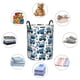 thumbnail image 4 of Fotbe Blue Excavator Cesto de Ropa con Asas, Cesto Impermeable de Gran Capacidad, Bolsa de Lavado para Dormitorio, Cesto de Ropa con Ruedas y Asas-Medium, 4 of 6
